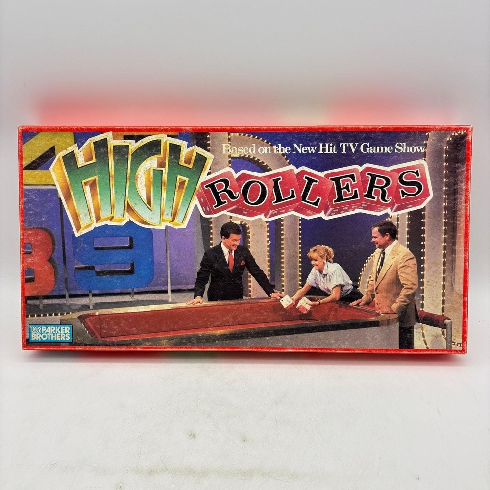 High Rollers Parker Brothers Board Game 2-3 Players Ages 8+ 1970s TV Show